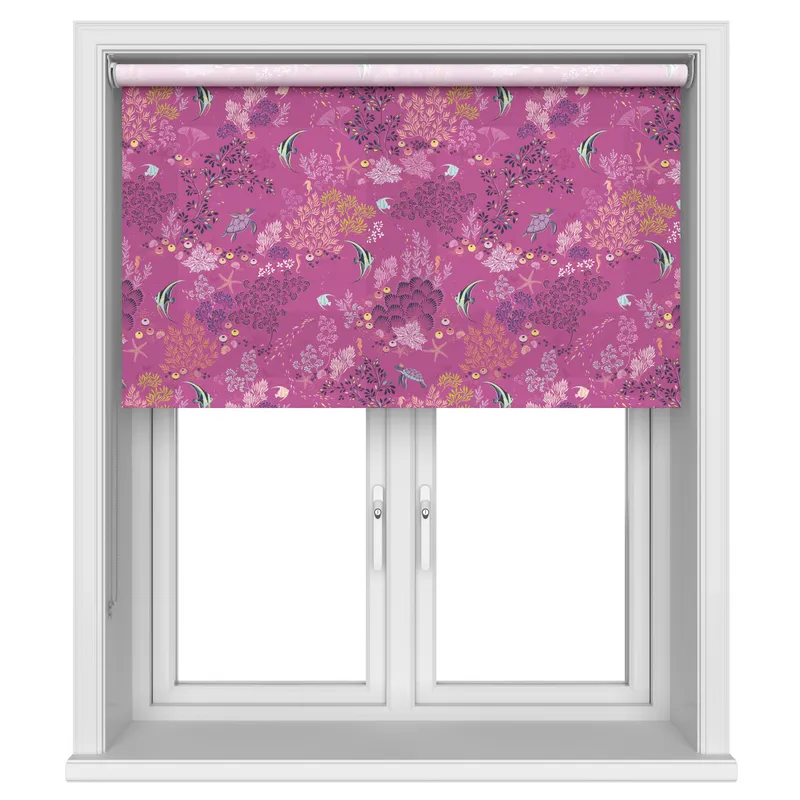 Sara Miller Underwater Mauve Blinds Uk