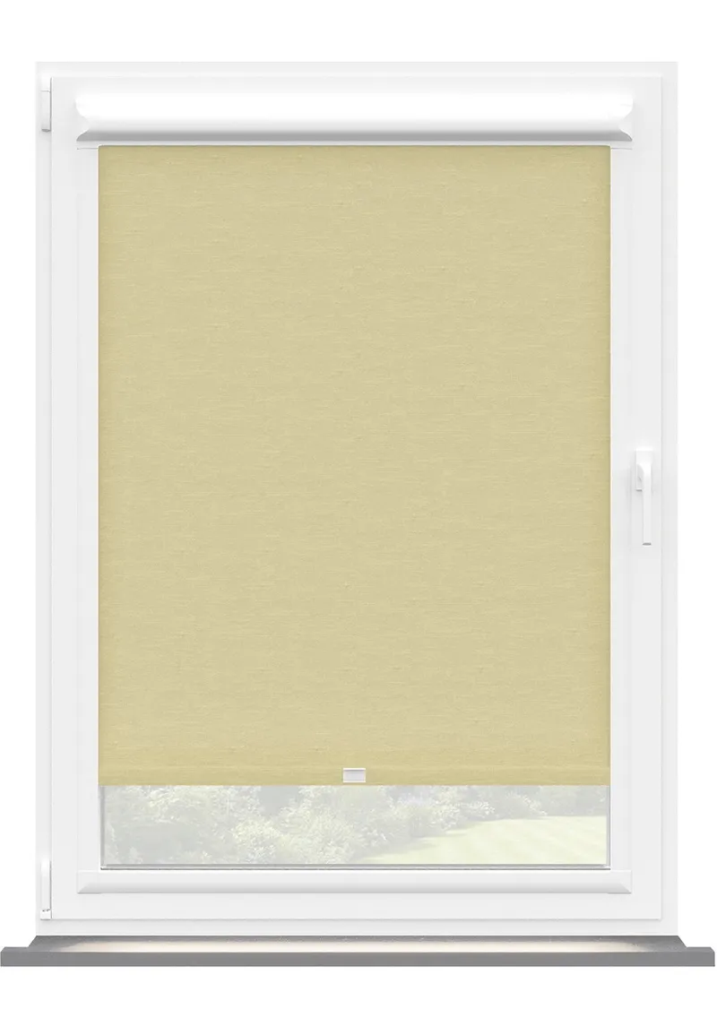 Biscuit Rustic Weave Perfect Fit Roller Blind