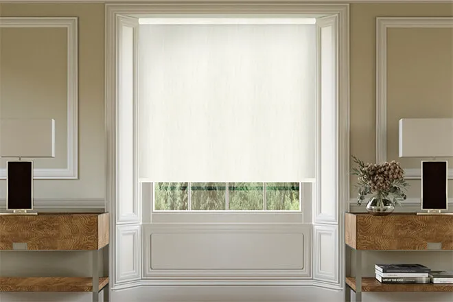 Olivia Cream - Shadow Pattern Roller Blind