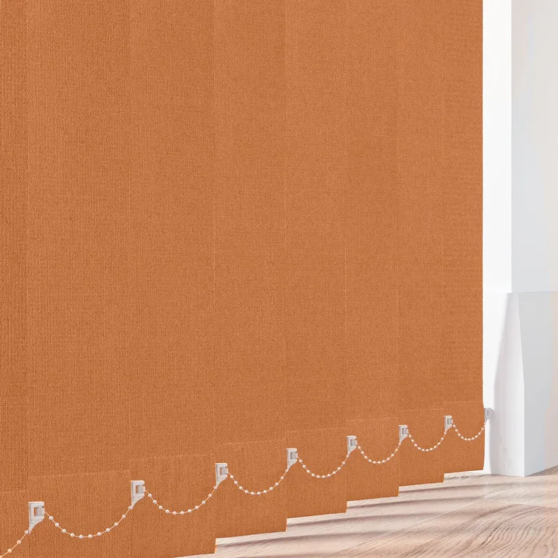 Cairo Blackout Orange Vertical Blind