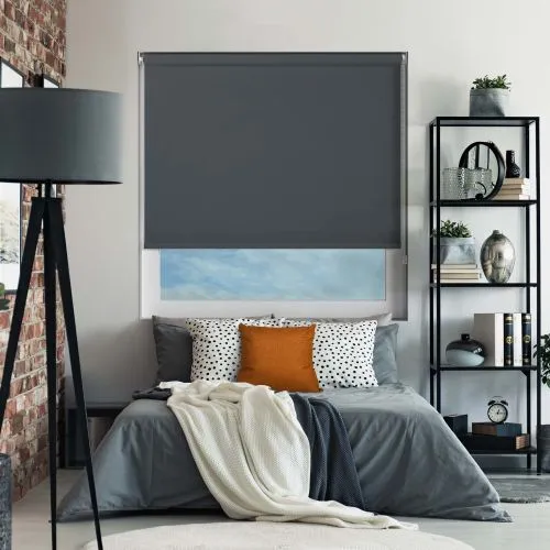 Bedtime Anthracite Roller Blind