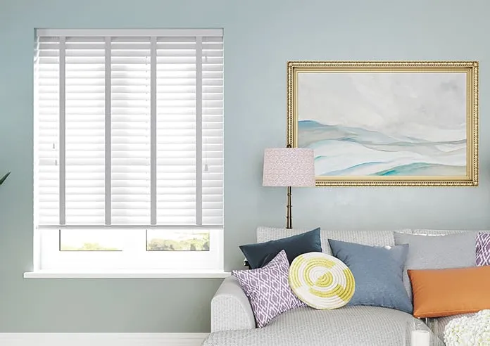 Ecowood Deluxe Blizzard Grey Satin - Venetian Blind