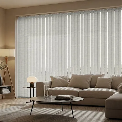 Piper Mushroom Light Filtering Vertical Blinds