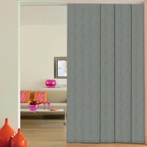 Treviso Graphite Light Filtering Panel Blinds