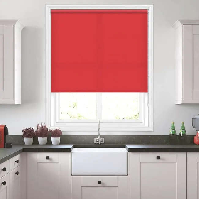 Neo Red Roller Blinds