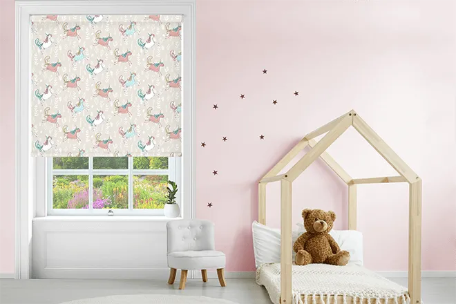 Unicorn Dreams - Children's Blackout Roller Blind