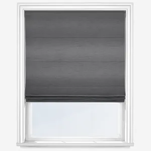 Luxe Faux Silk Platinum Roman Blind