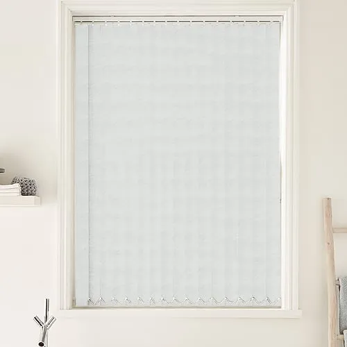 Sahara White (Moisture Resistant) Bathroom Vertical Blinds