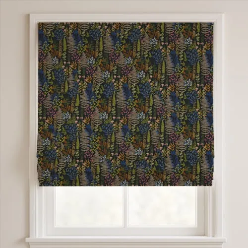Alana Midnight Deluxe Roman Blinds