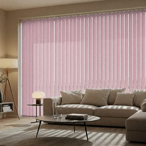 Piper Flamingo Light Filtering Vertical Blinds