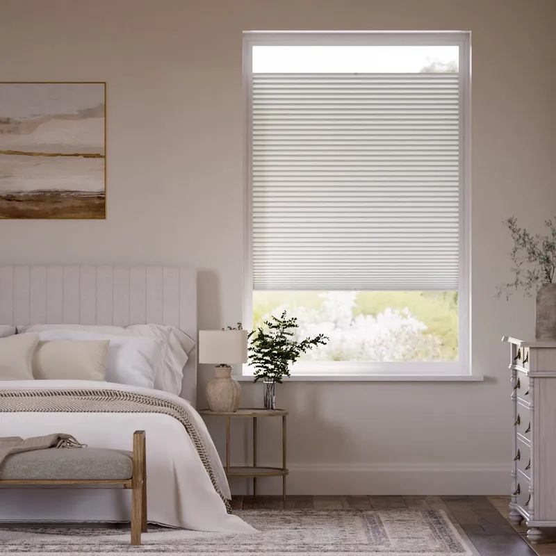 Perfect Fit Duolight Cloud White Thermal Blind