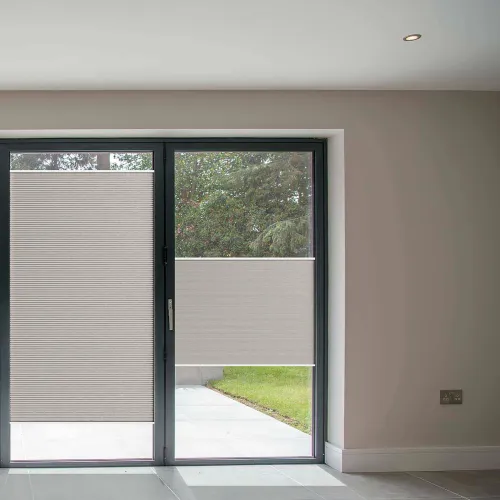 Fittoframe Vexia Blackout Camel Honeycomb Pleated Blind