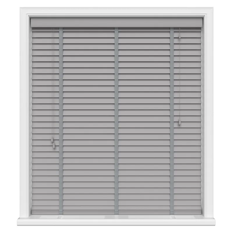 Pewter Grey Luxury Real Wood Uk - Wooden Blinds