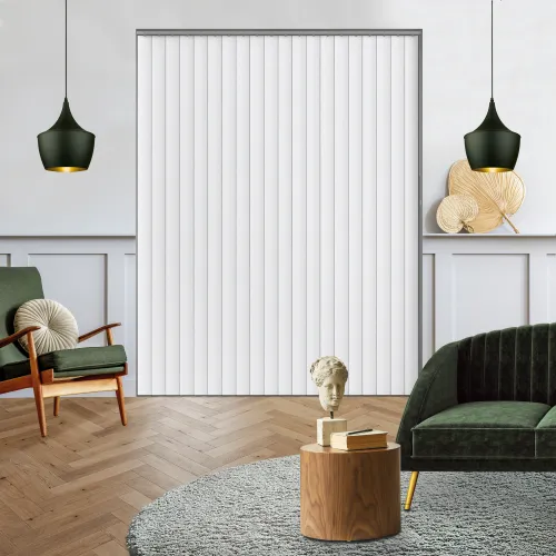 Varo White Rigid Pvc Vertical Blind