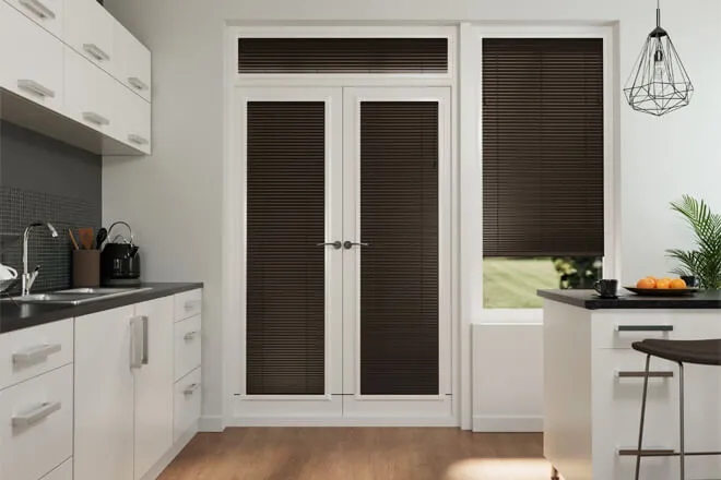 Precision Dark Brown - 25mm Slat Venetian Perfect Fit Blind