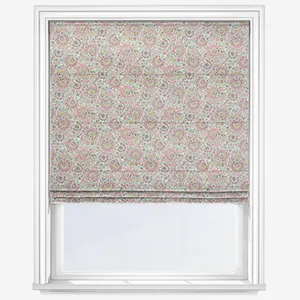 Laura Ashley Painswick Paisley Coral Pink Roman Blind