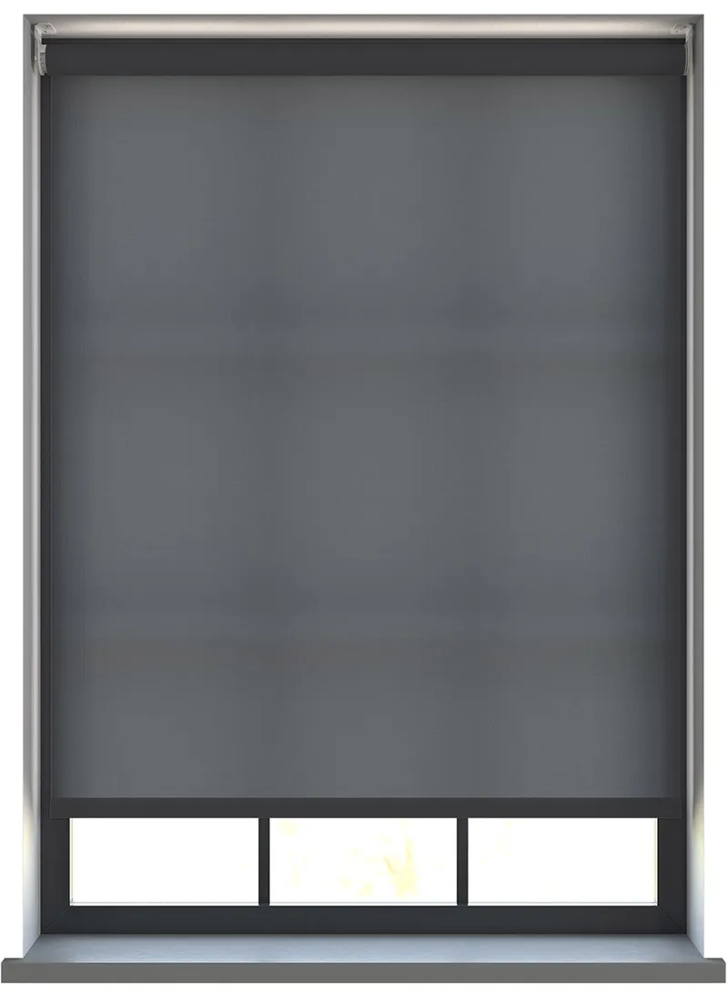 Burst Graphite Roller Blind
