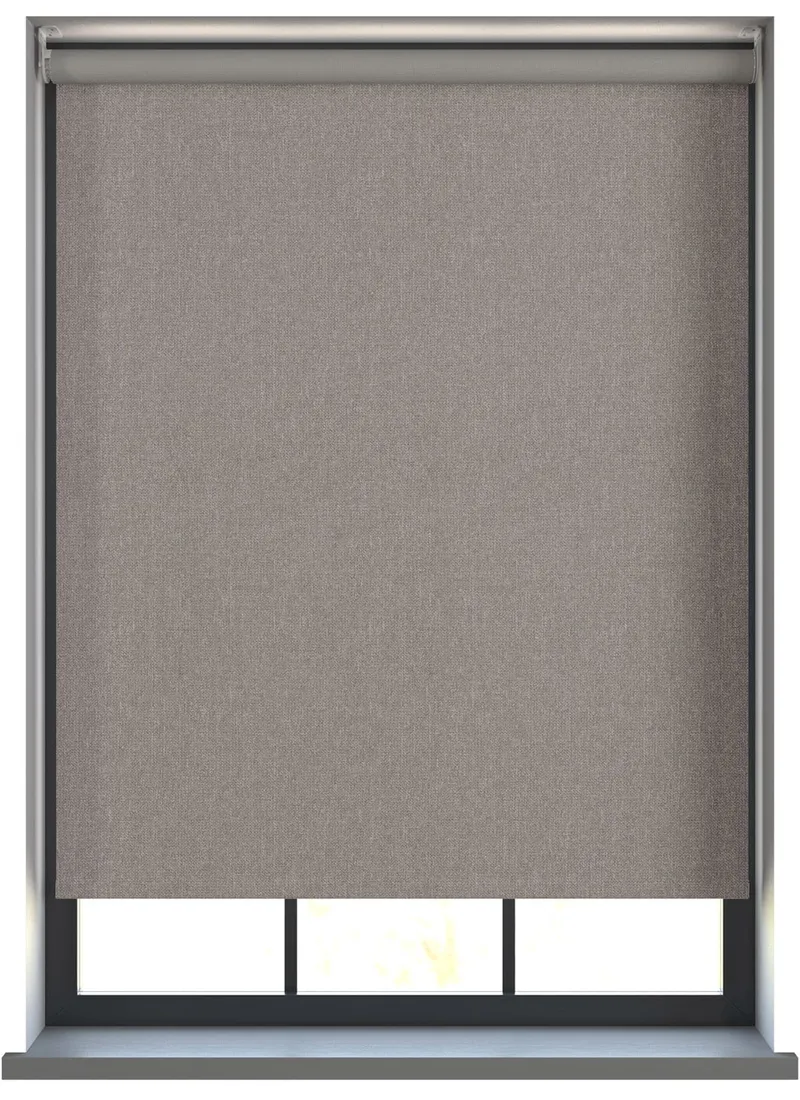 Lux Dark Gravel Roller Blind