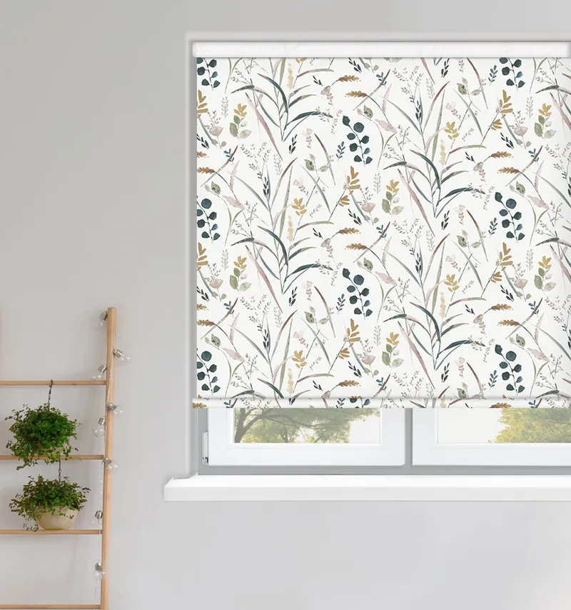 Flores Autumn Roller Blinds
