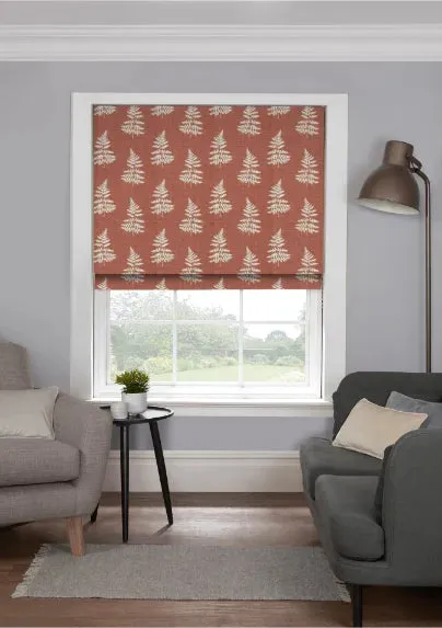 Eb Bracken Terracotta Roman Blind