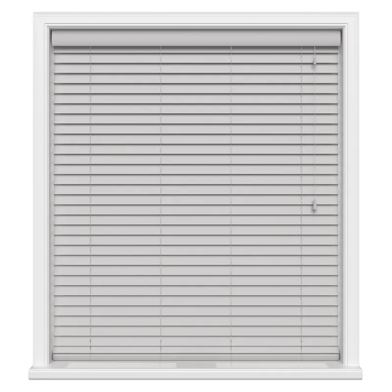 Mission Grey Motorised Eco-wood Blinds Uk