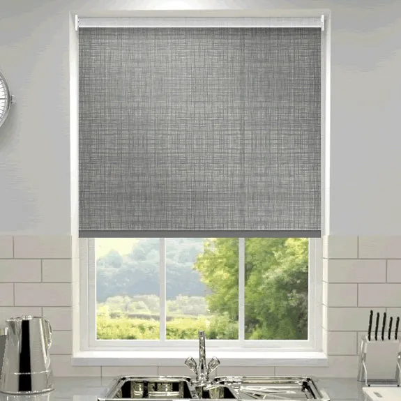 Orla Kiely Scribble Made To Measure Roller Blind Cool Grey