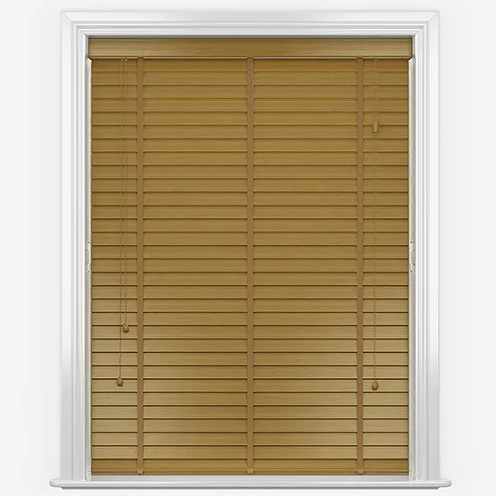 Lusso True Oak With Tapes Wooden Venetian Blind