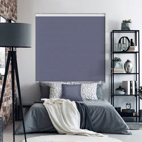 Maven Blue Blackout Cordless Honeycomb Pleated Blind
