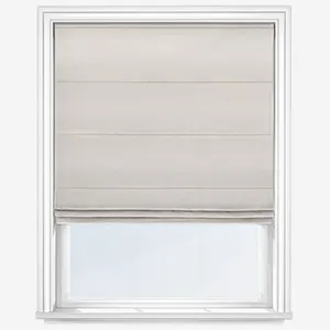 Crushed Silk Ivory Roman Blind