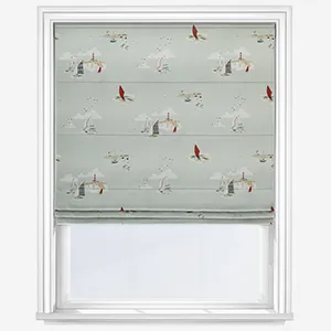 Sophie Allport Coastal Boats Blue Roman Blind
