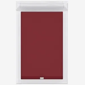 Deluxe Plain Red Perfect Fit Roller Blind