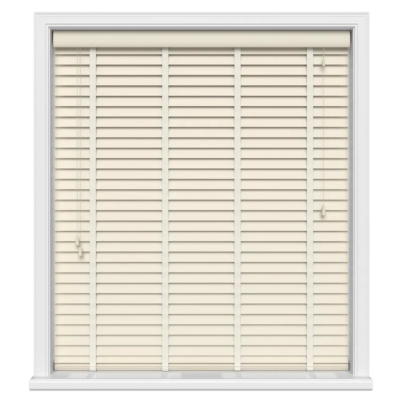 Classic Cream Luxury Ecowood Uk - Wooden Blinds