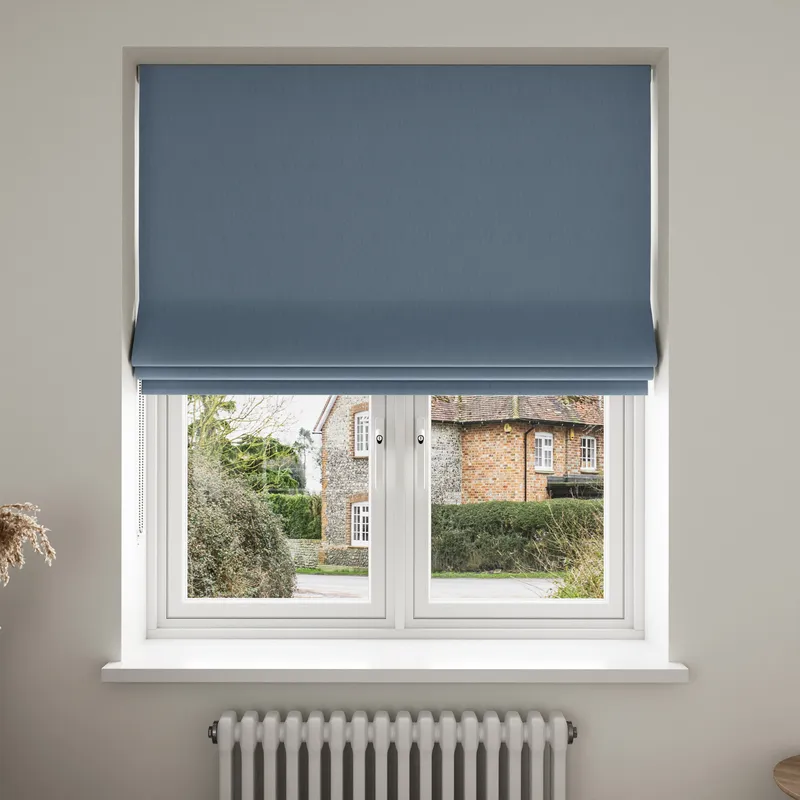 Laura Ashley Middleton Newport Blue Blinds Uk