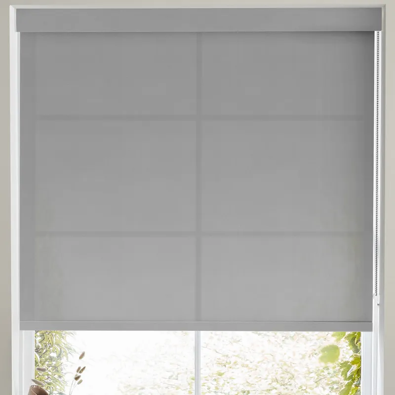 Olympus Translucent Made To Measure Roller Blind Silver