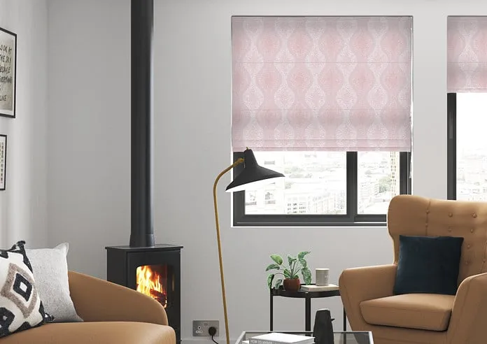 Deco Blush - Roman Blind