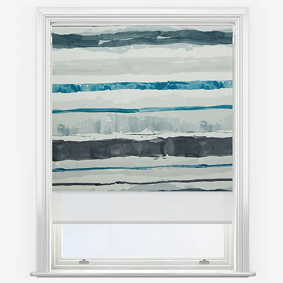 Double Roller Como Lago White Double Roller Blind