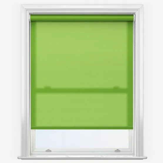 Deluxe Plain Apple Green Roller Blind