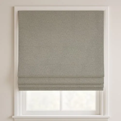 Phantom Tan Deluxe Roman Blinds