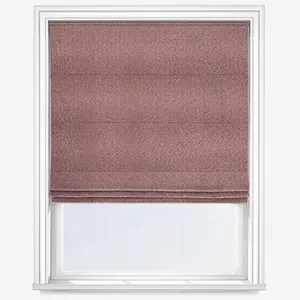 Boucle Peach Pink Roman Blind