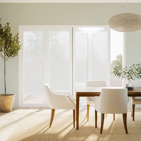 Bifold Gloss White Venetian - 16mm Slat
