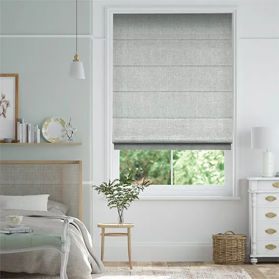 Chalfont Silver Grey Roman Blind