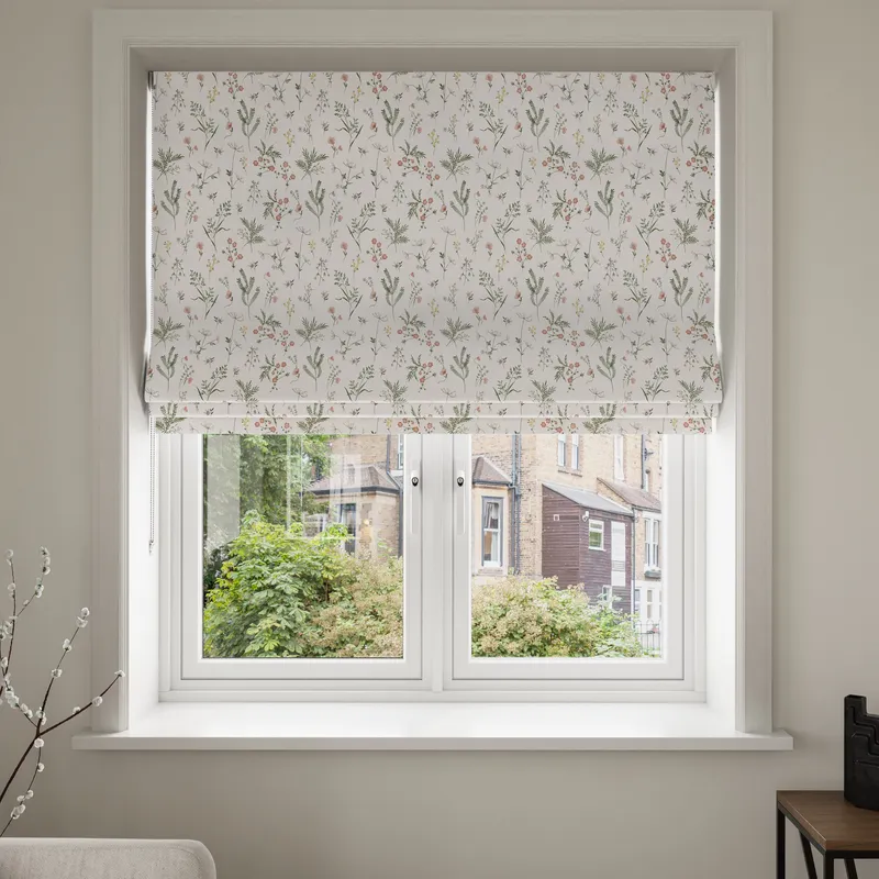 Laura Ashley Crosswell Coral Pink Blinds Uk