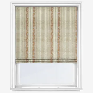 Delamere Stripe Bronze Roman Blind