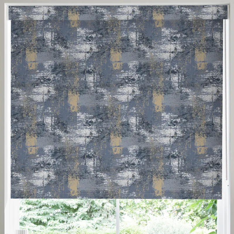 Spirit Made To Measure Blackout Roller Blind Denim