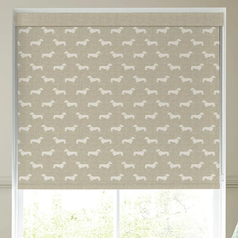 Emily Bond Peggy Blackout Made To Measure Roller Blind Natural