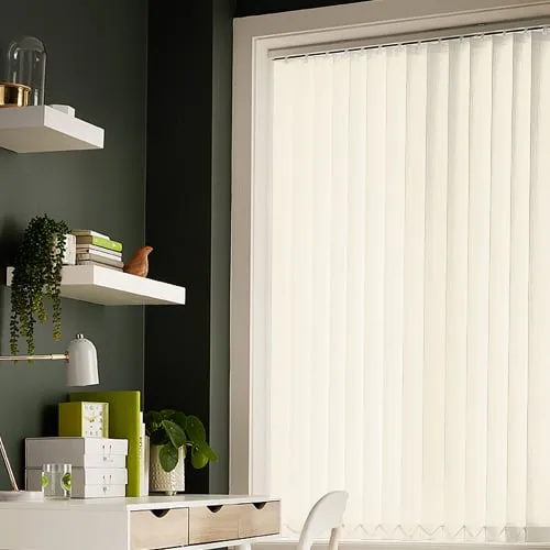 Corsica Cream Light Filtering Vertical Blinds