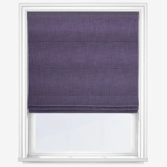 Mercury Purple Roman Blind