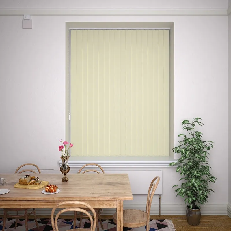 Kensington Plain Made To Measure Vertical Blind Butter
