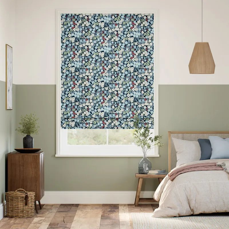 Spring Meadow Twilight Roman Blind