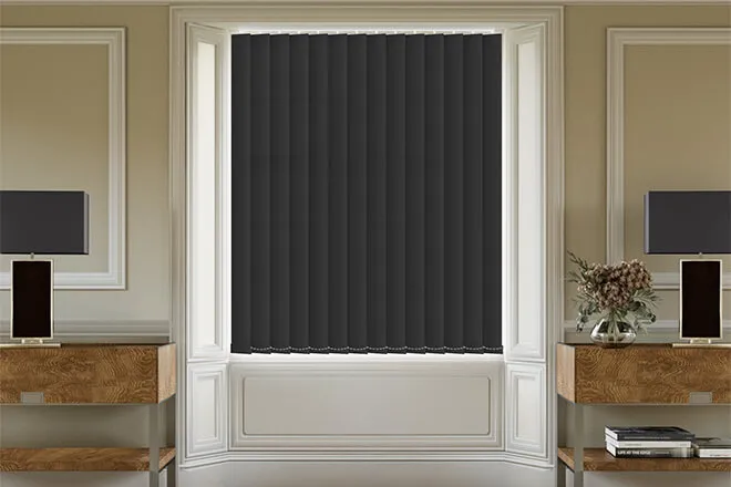 Savina Black - Vertical Blind